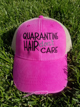 Load image into Gallery viewer, Quarantine Hair Don&#39;t Care Snap Back Hat
