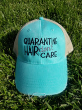 Load image into Gallery viewer, Quarantine Hair Don&#39;t Care Snap Back Hat
