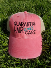 Load image into Gallery viewer, Quarantine Hair Don&#39;t Care Snap Back Hat
