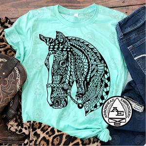 Mandala Zentagle Horse Shirt