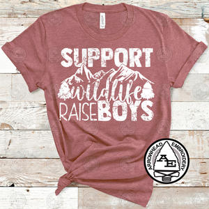 Support Wildlife Raise Boys Shirt