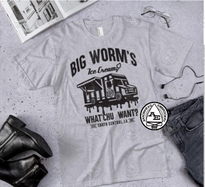 Big Worms Ice Cream Truck Shirt